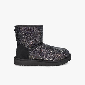 Ugg Classic Mini Bow Cosmos Women Classic Boots Black (0639AUWCG)